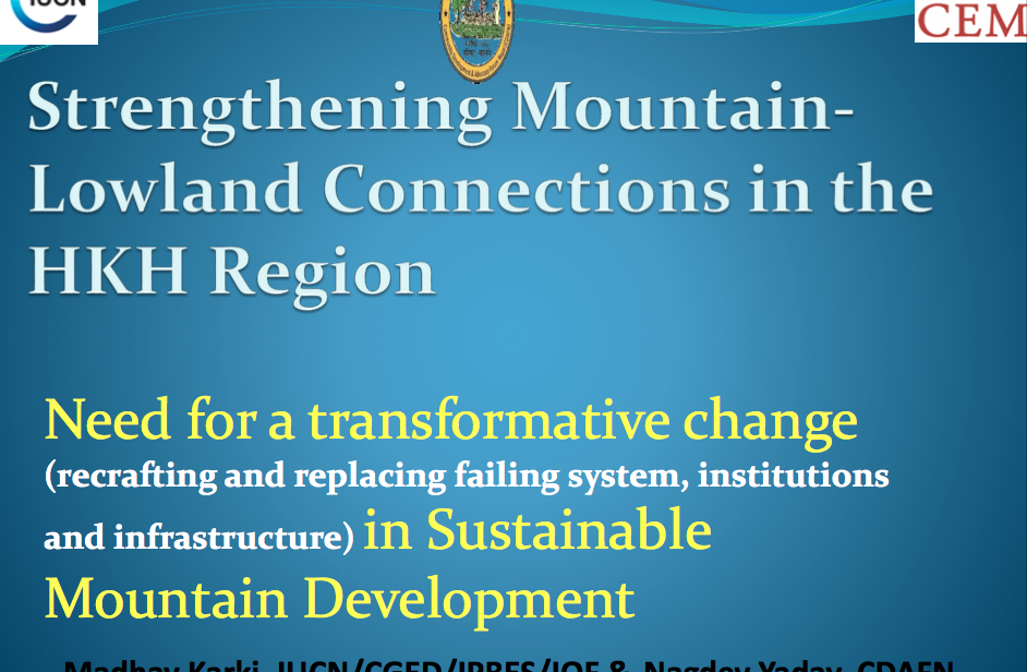 Mountain-Downstream Management Framework